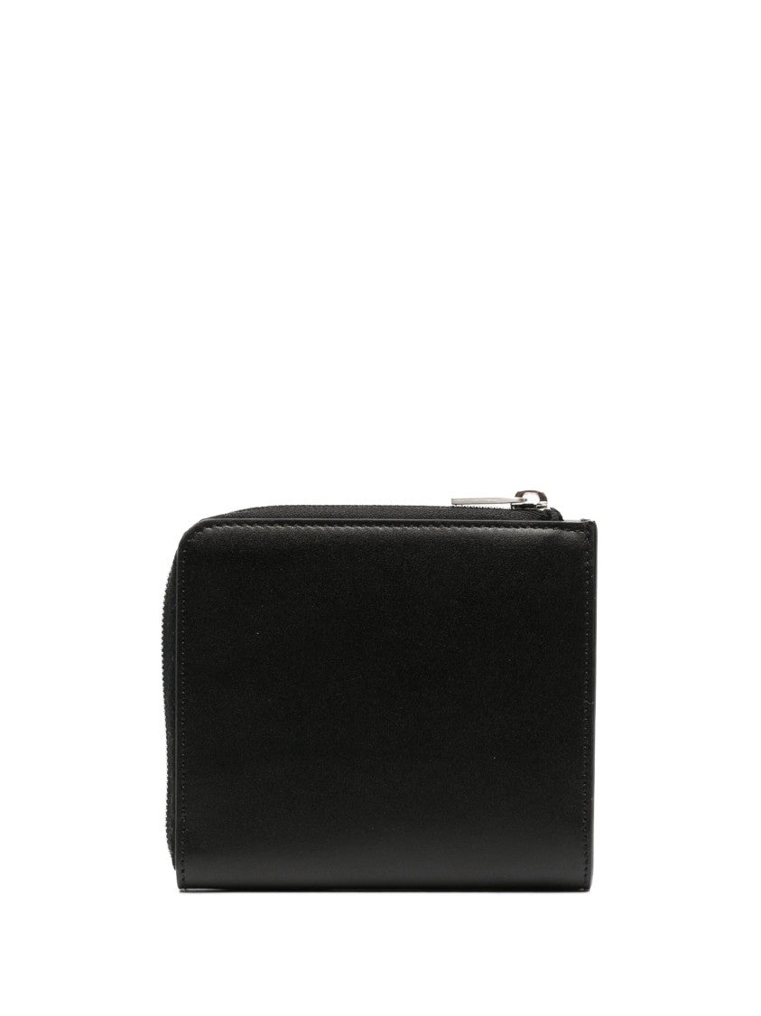 Jil Sander Black Portafoglio Zip Around Wallet