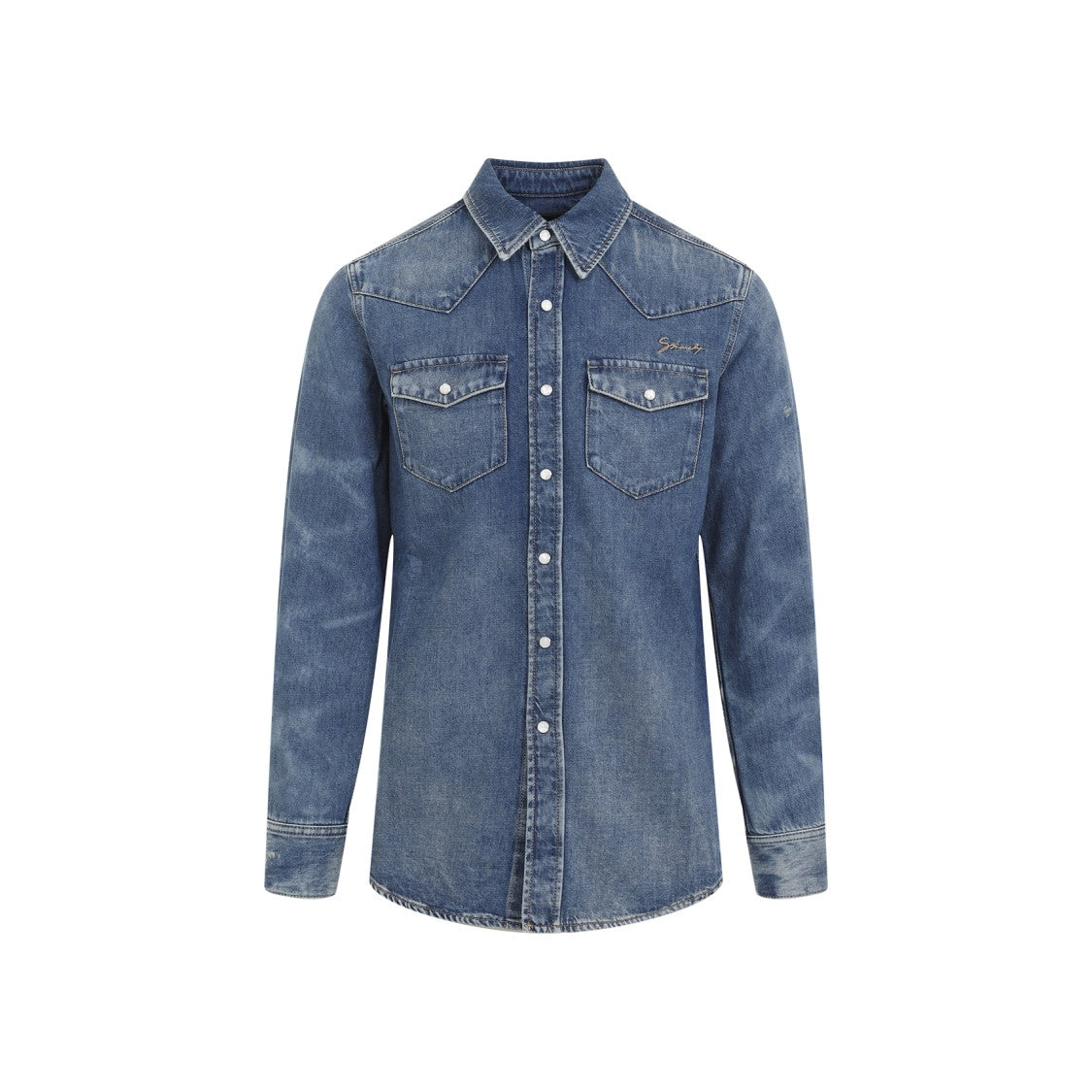 Givenchy Blue Cotton Shirt