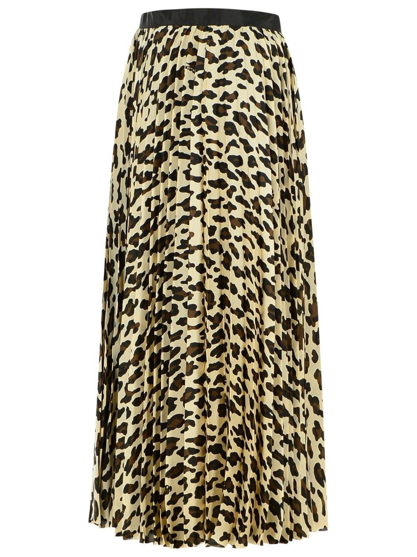 Sacai Beige Polyester Skirt