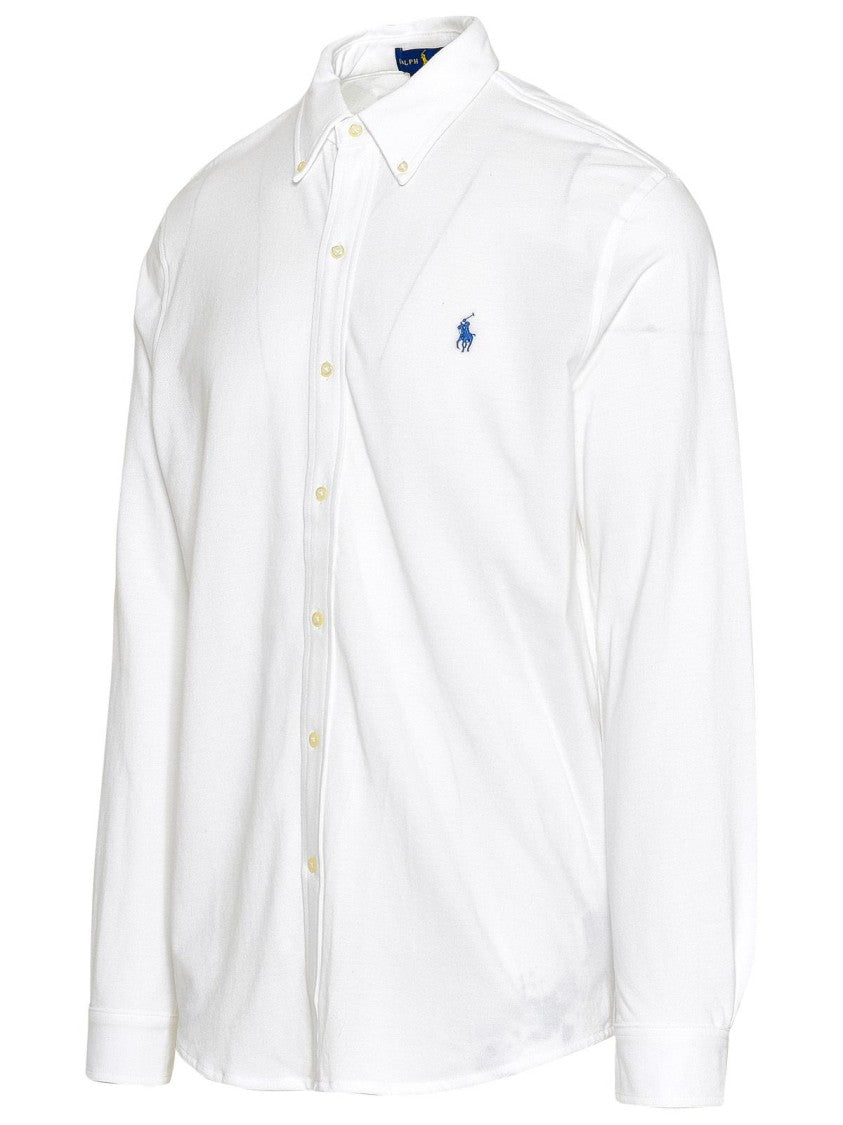 Polo Ralph Lauren White Cotton Sweater