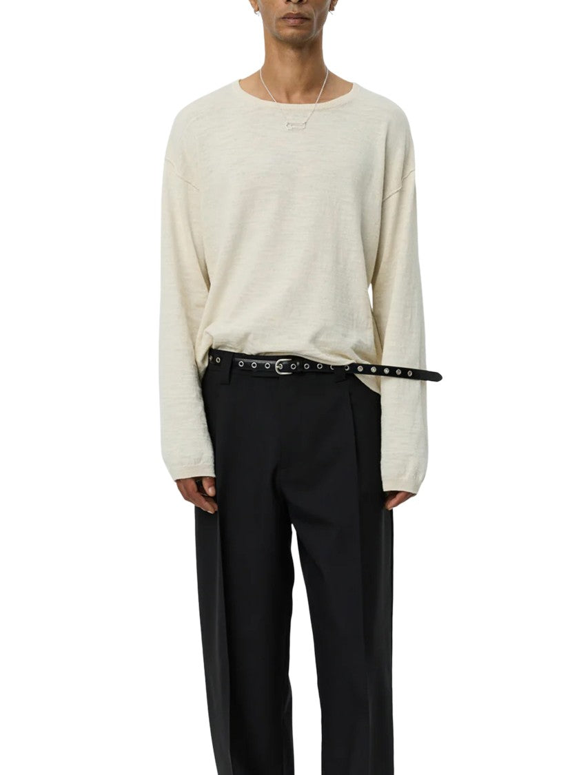 Mfpen Beige Companion Cotton Textured-Knit Jumper
