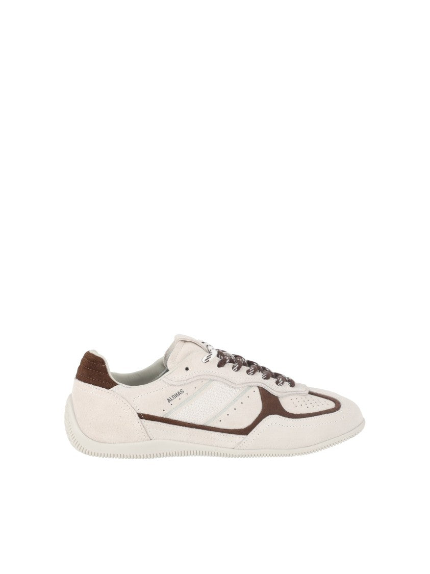 Alohas Cream Tb.91 Suede Leather Sneakers