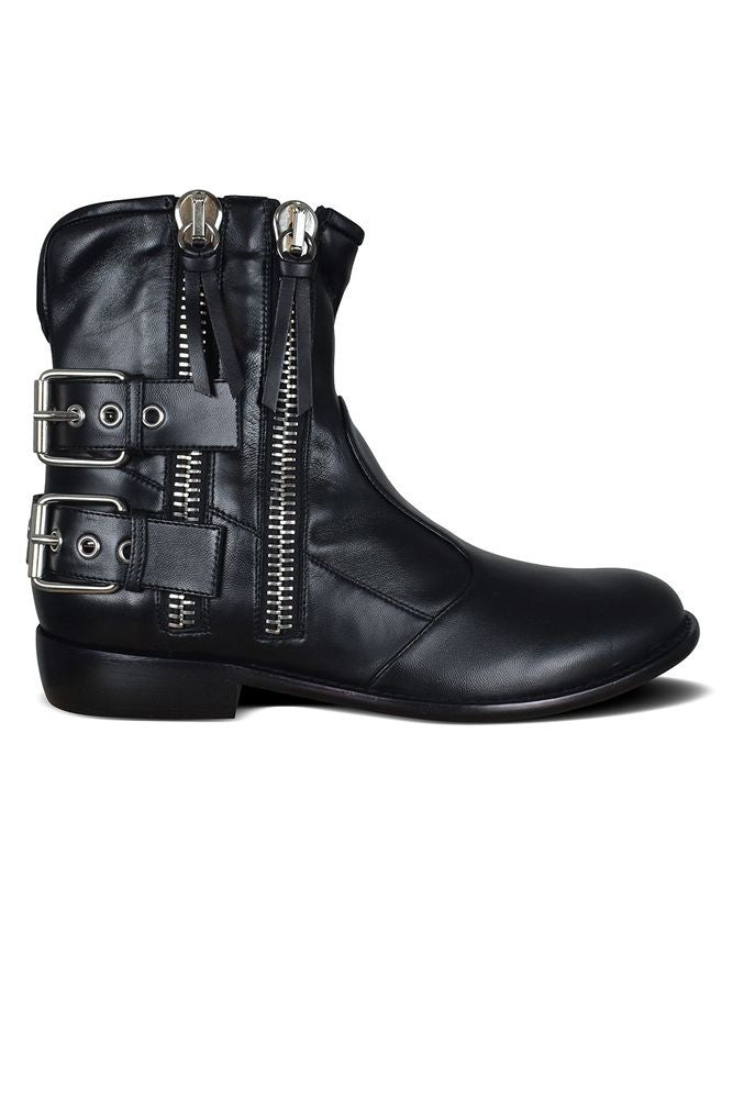 Giuseppe Zanotti Black Leather Boots