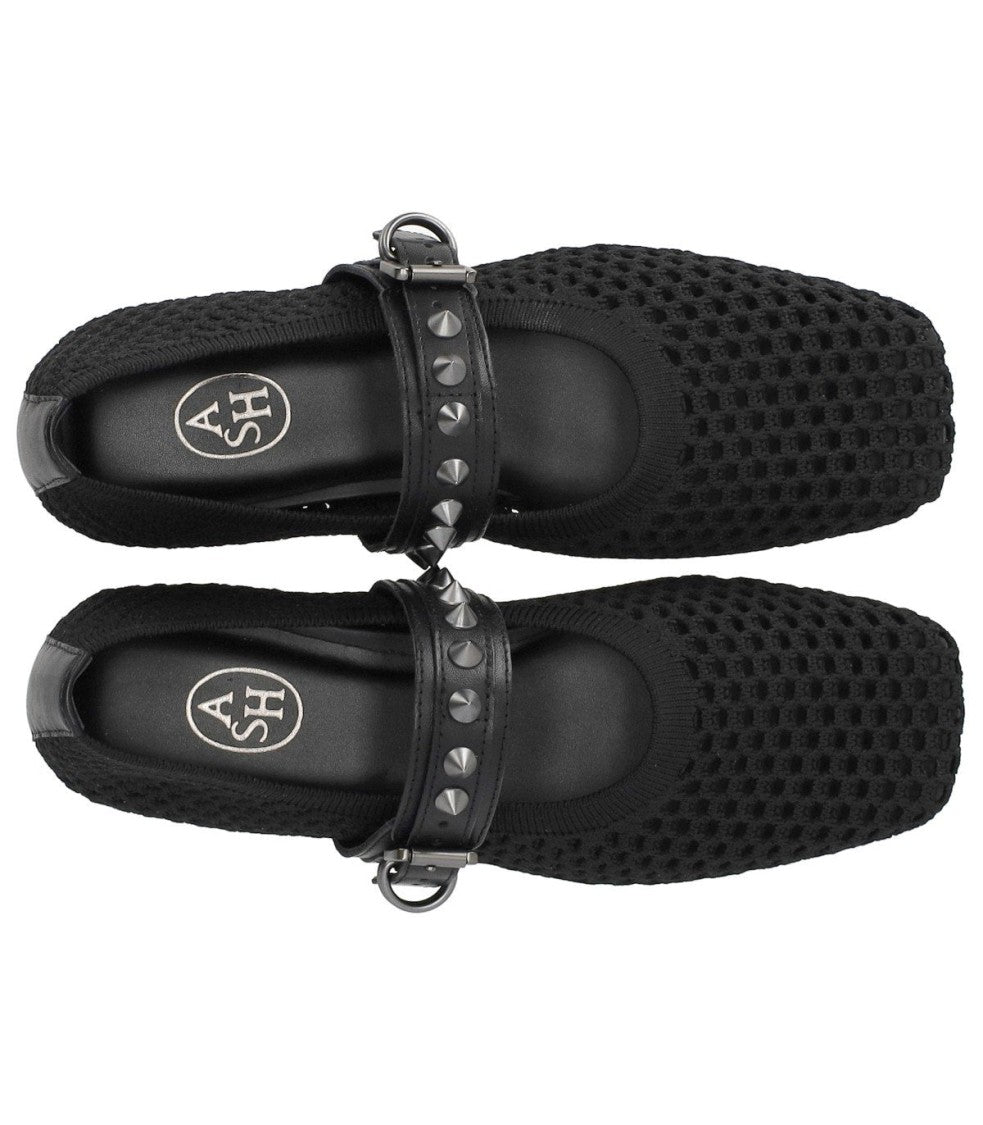 Ash Bijoux Black Ballet Flat