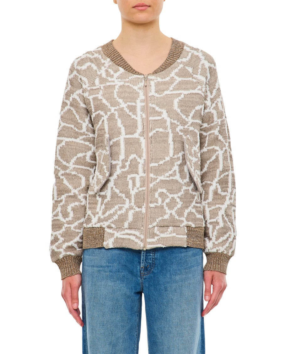 Vitelli Jacquard Harrington Jacket