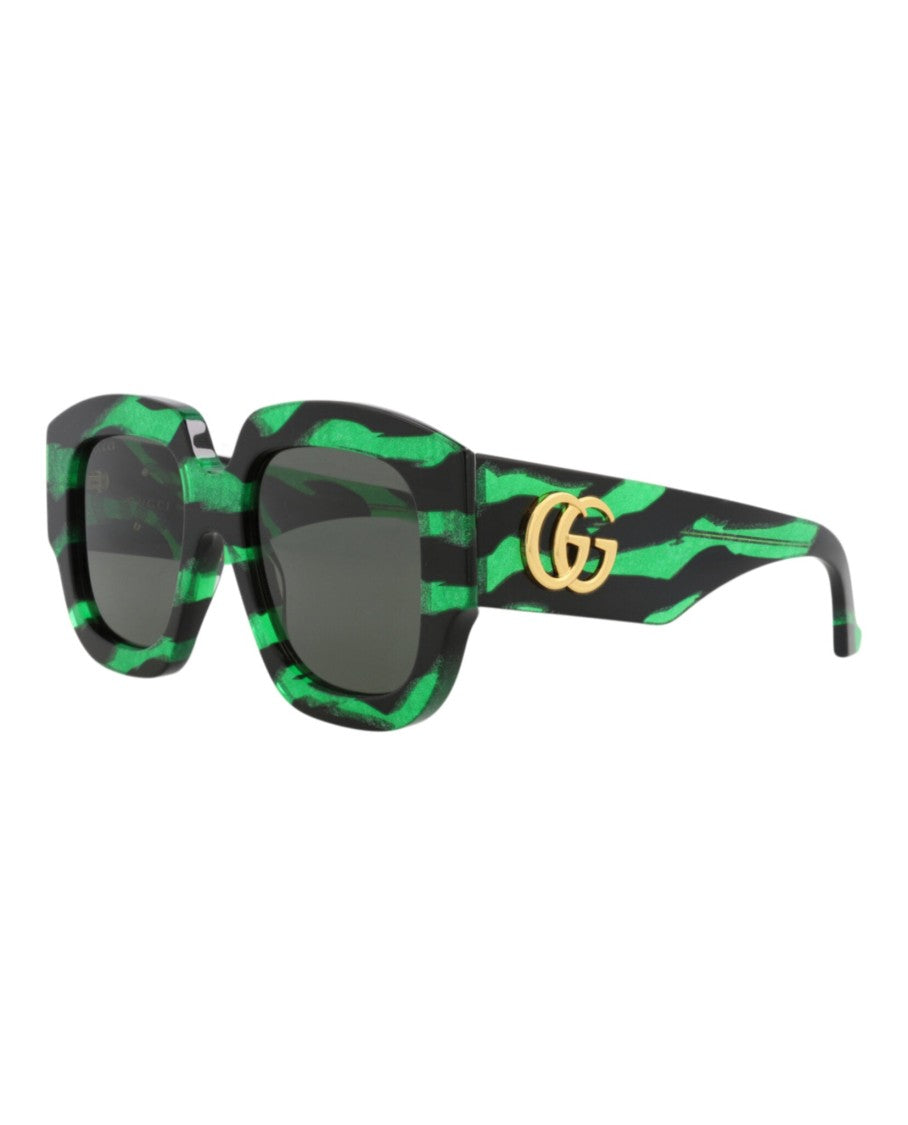 Gucci Square-Frame Recycled Acetate Sunglasses