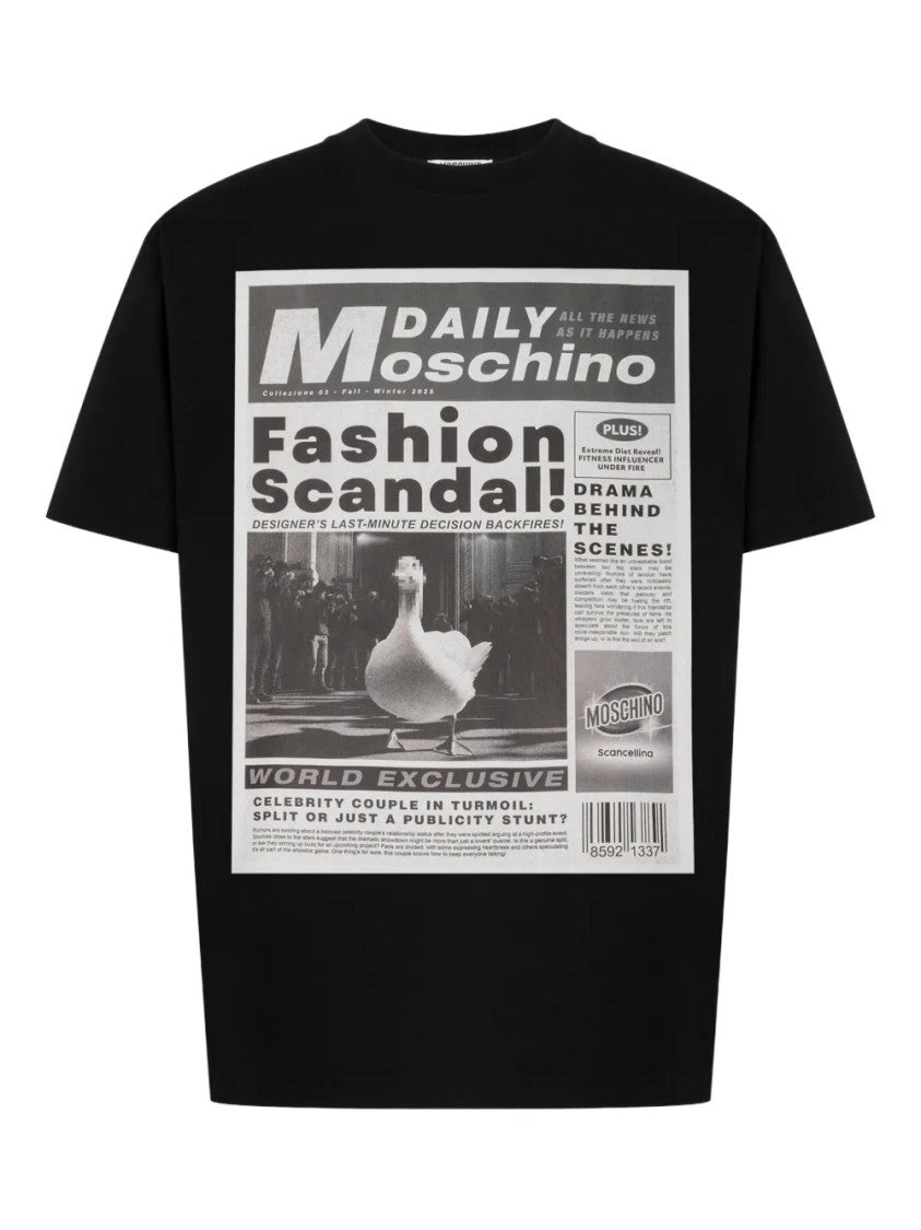 Moschino Classic White T-Shirt With Design
