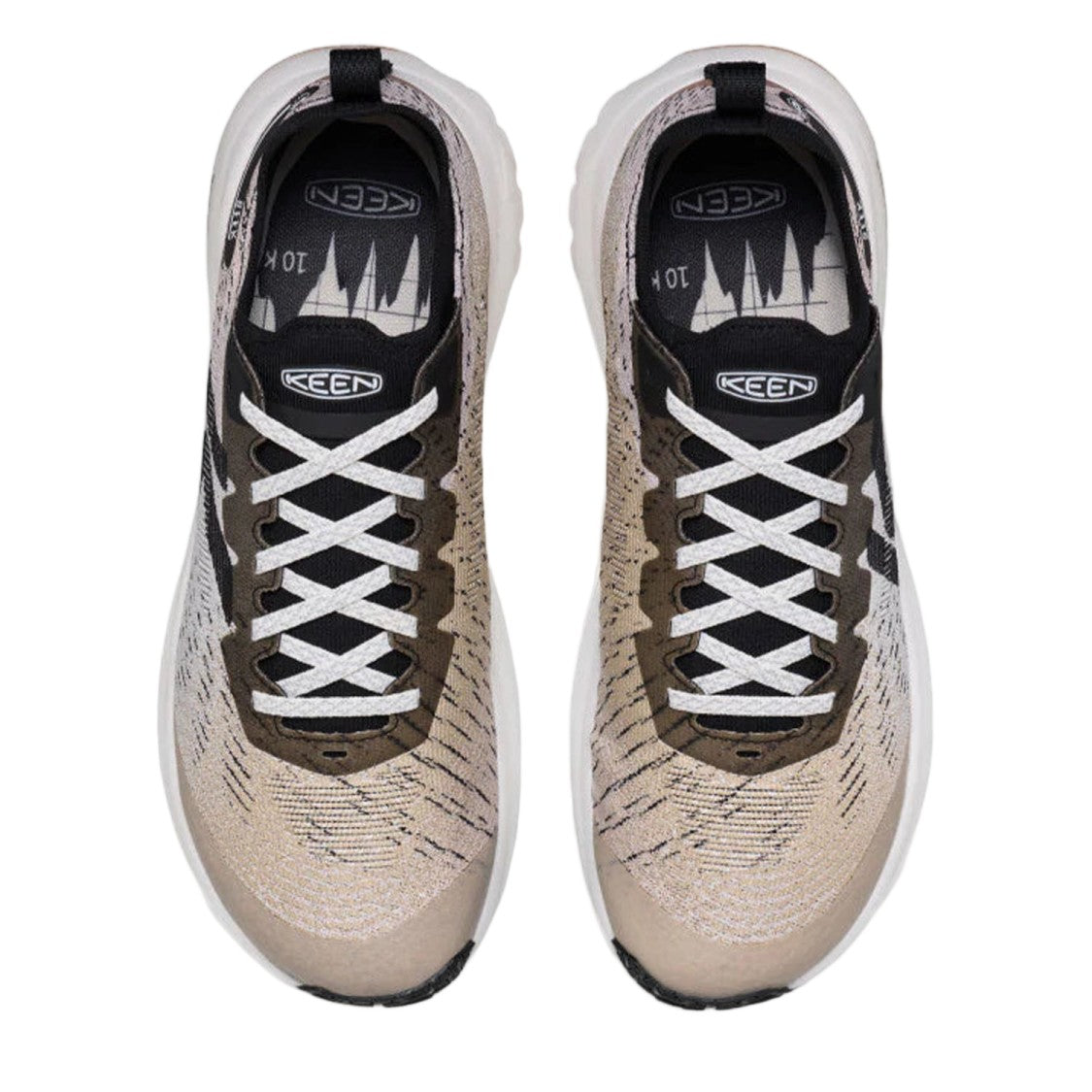 Keen Multi-Tone Fabric Sneakers With Quantumfoamx Midsole