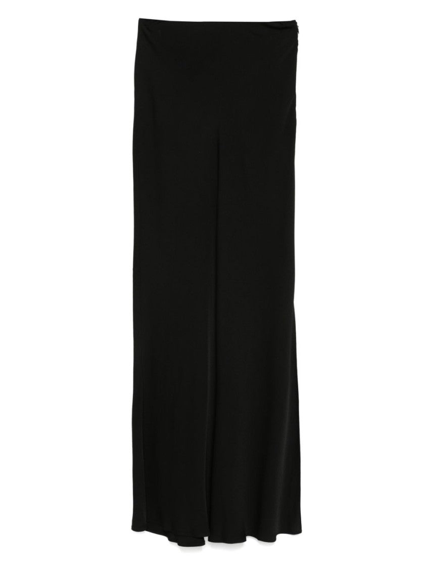 Twin-Set Flowing Black Maxi Skirt