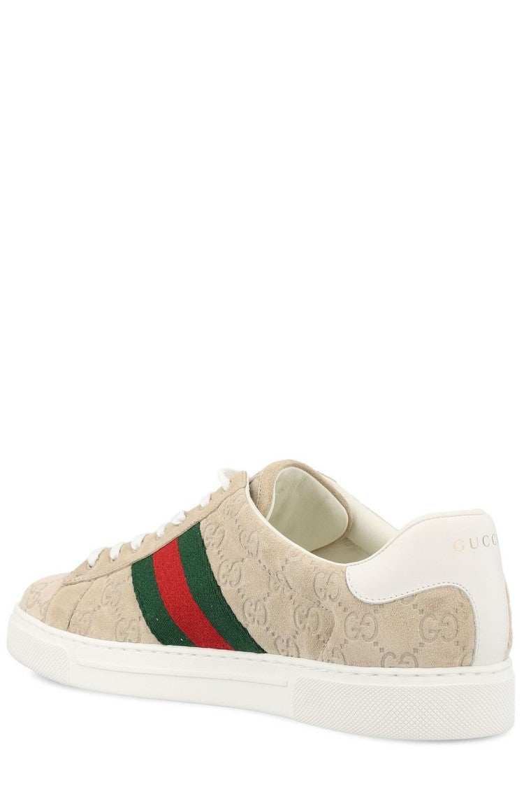 Gucci Gucci Ace Sneaker With Web Detail