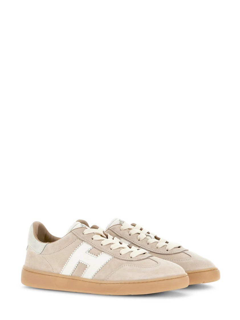 Hogan Hogan Cool White Logo Calfskin Mutton Leather Sneakers