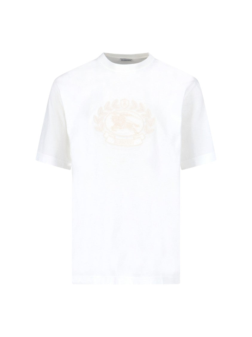 Burberry Ekd' Logo T-Shirt – White