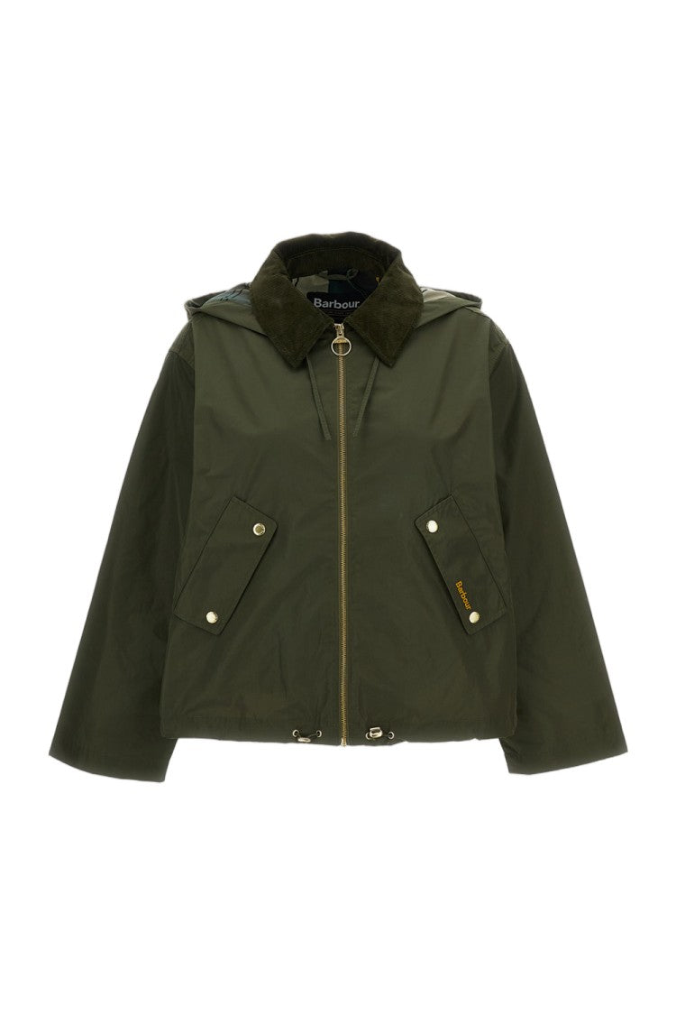 Barbour Green Weaver Showerproof Lightweight Jacket