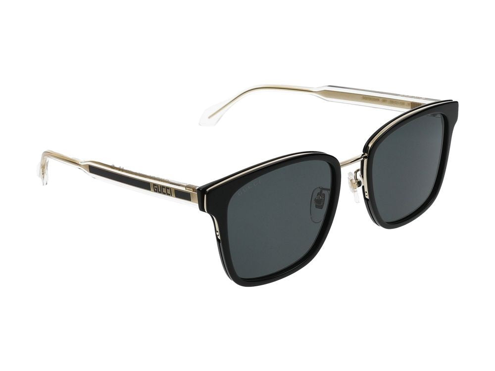 Gucci Sunglasses Gg0563skn 001 Black Crystal Grey 55/21/150