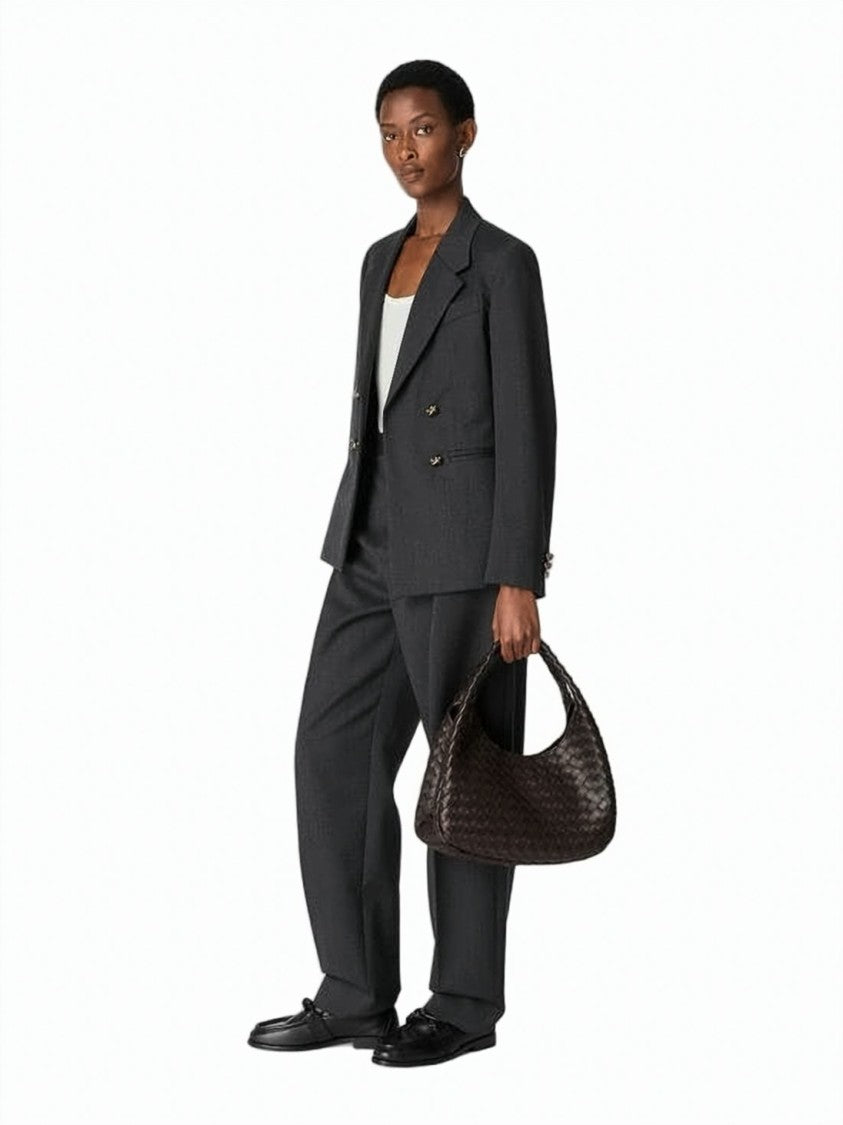 Bottega Veneta Woven Lambskin Leather Shoulder Bag