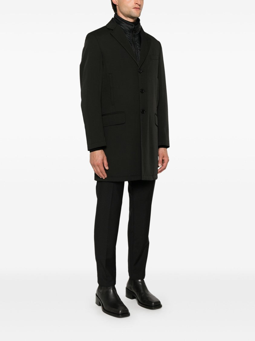 Fay Tailored Double Coat Removable Padded Gilet