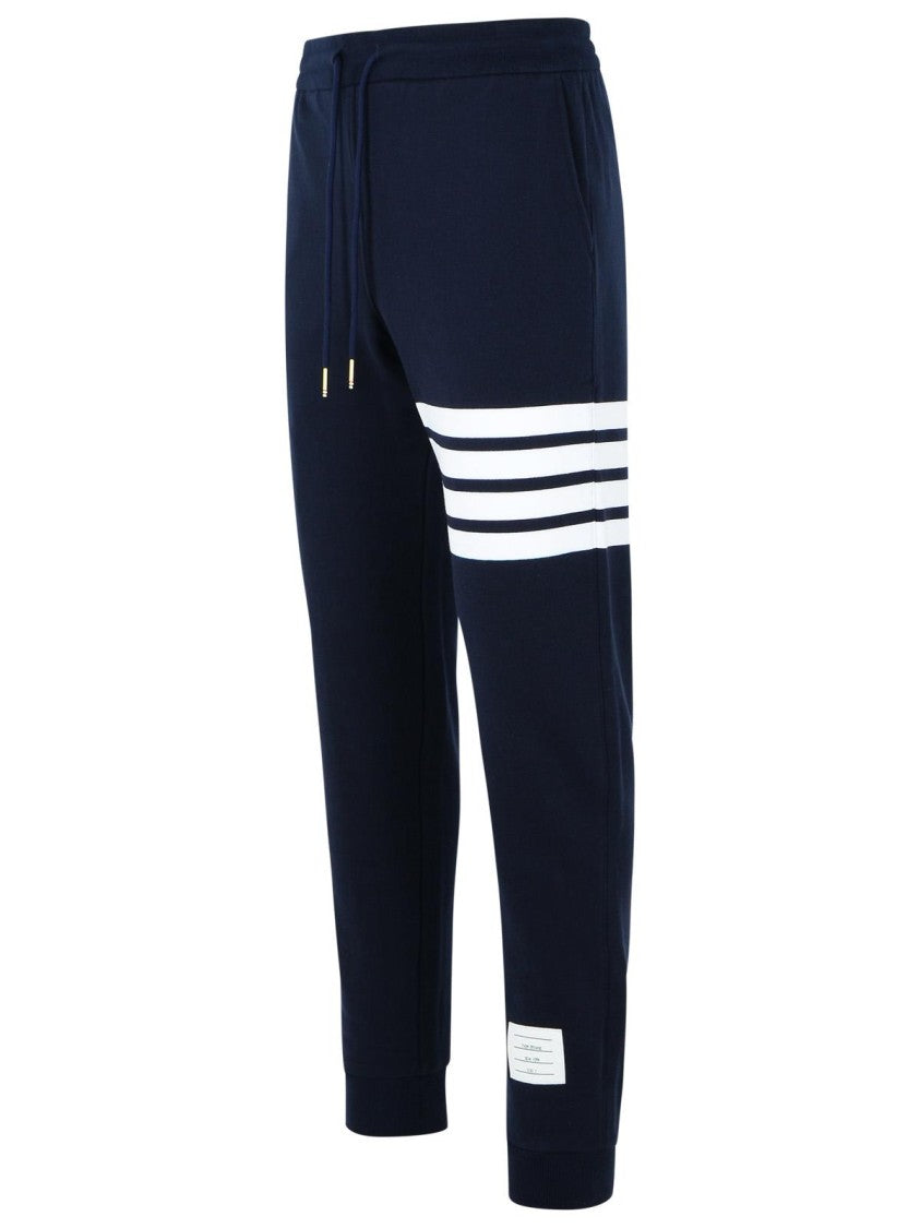 Thom Browne Jogger' Blue Cotton Pants