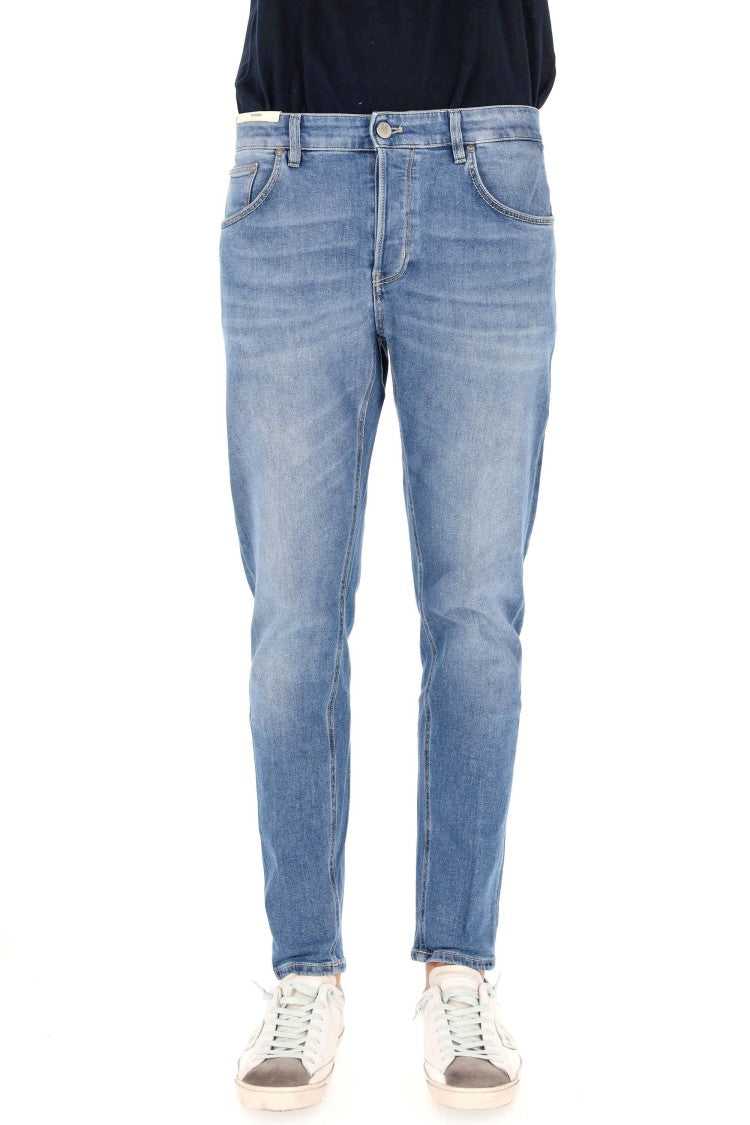 Pt Denim Reggae Tapered Suede Label Jeans