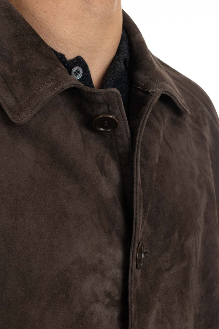 Salvatore Santoro Suede Leather Coat