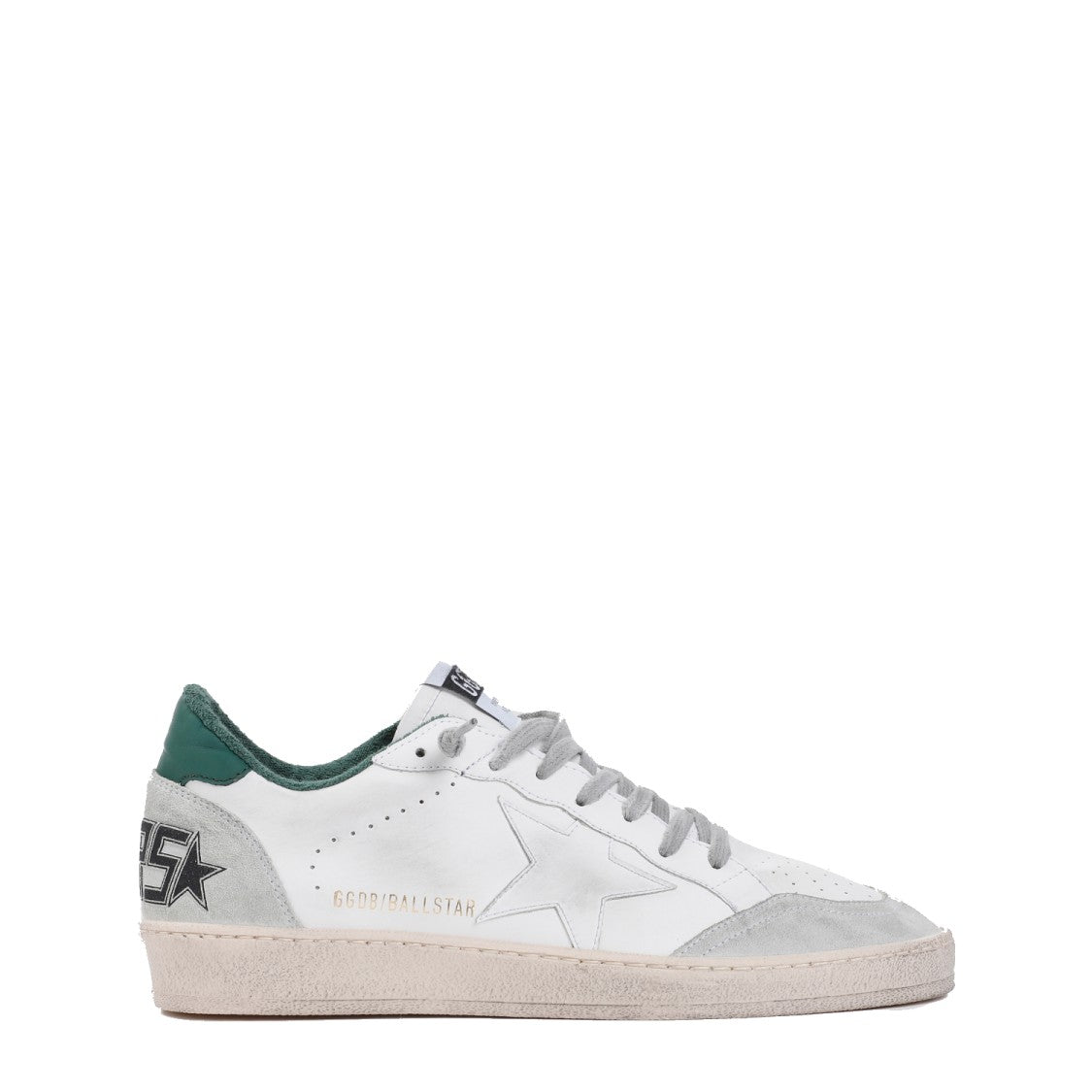 Golden Goose Ball Star White Green Polyurethane Sneakers