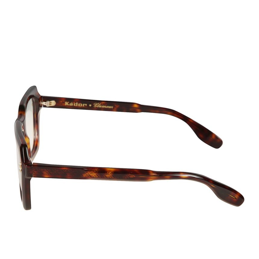 Kador Klara Glamour Oversized Square Frame Tortoiseshell Sunglasses