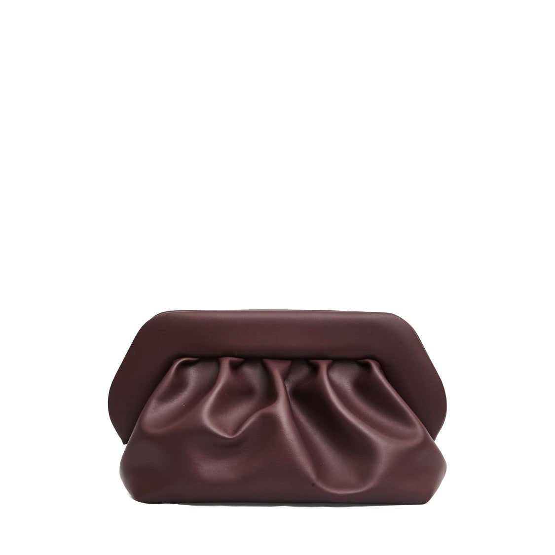 Themoirè Clutch Vegan Leather Bordeaux