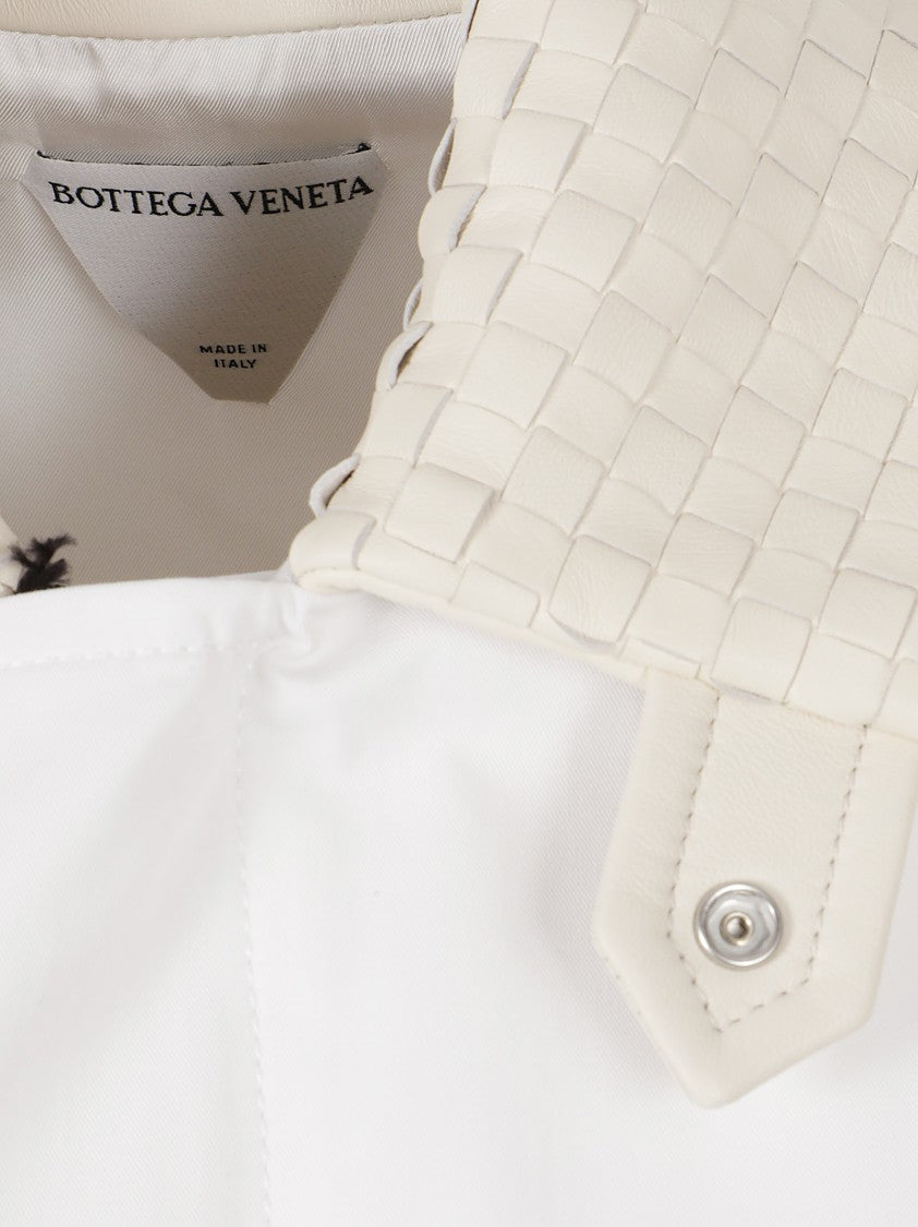 Bottega Veneta Cropped Concealed Placket Shirt