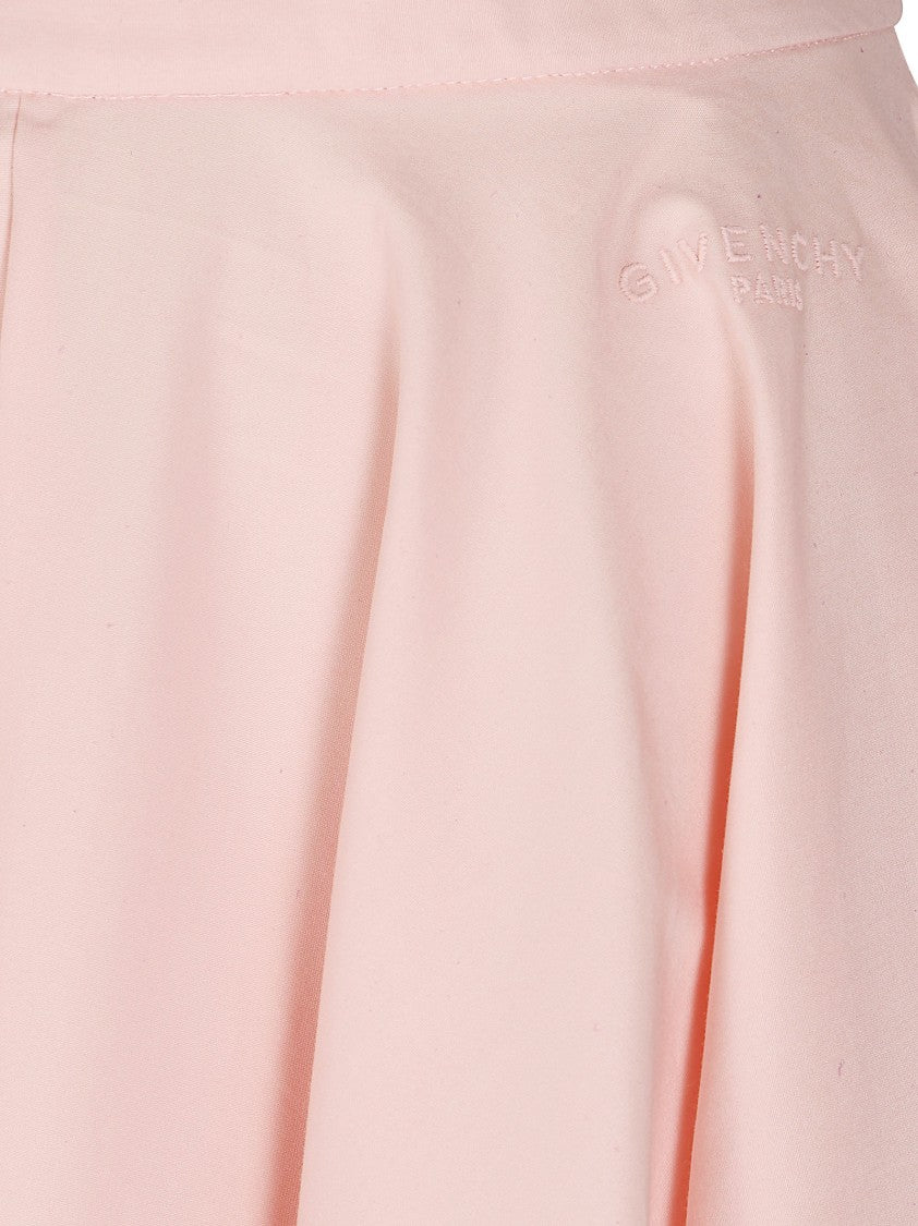 Givenchy Voluminous Flared Midi Skirt With Concealed Zipper