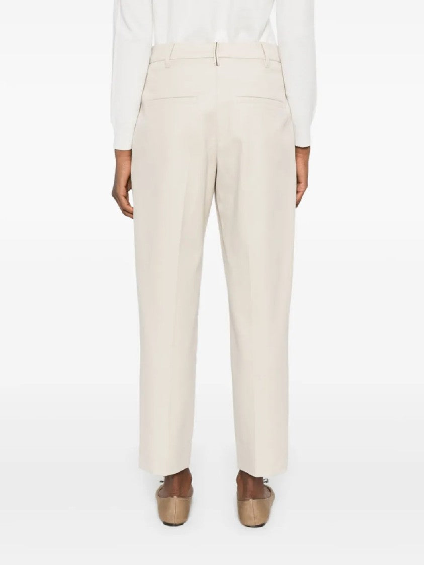 Brunello Cucinelli Tailored High-Waist Trousers