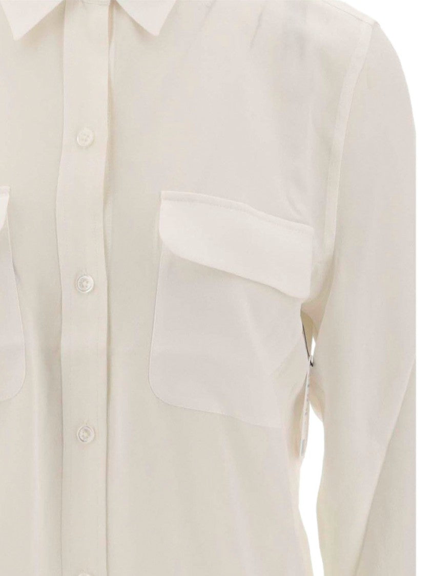Equipment `Slim Signature` Long Sleeve Shirt