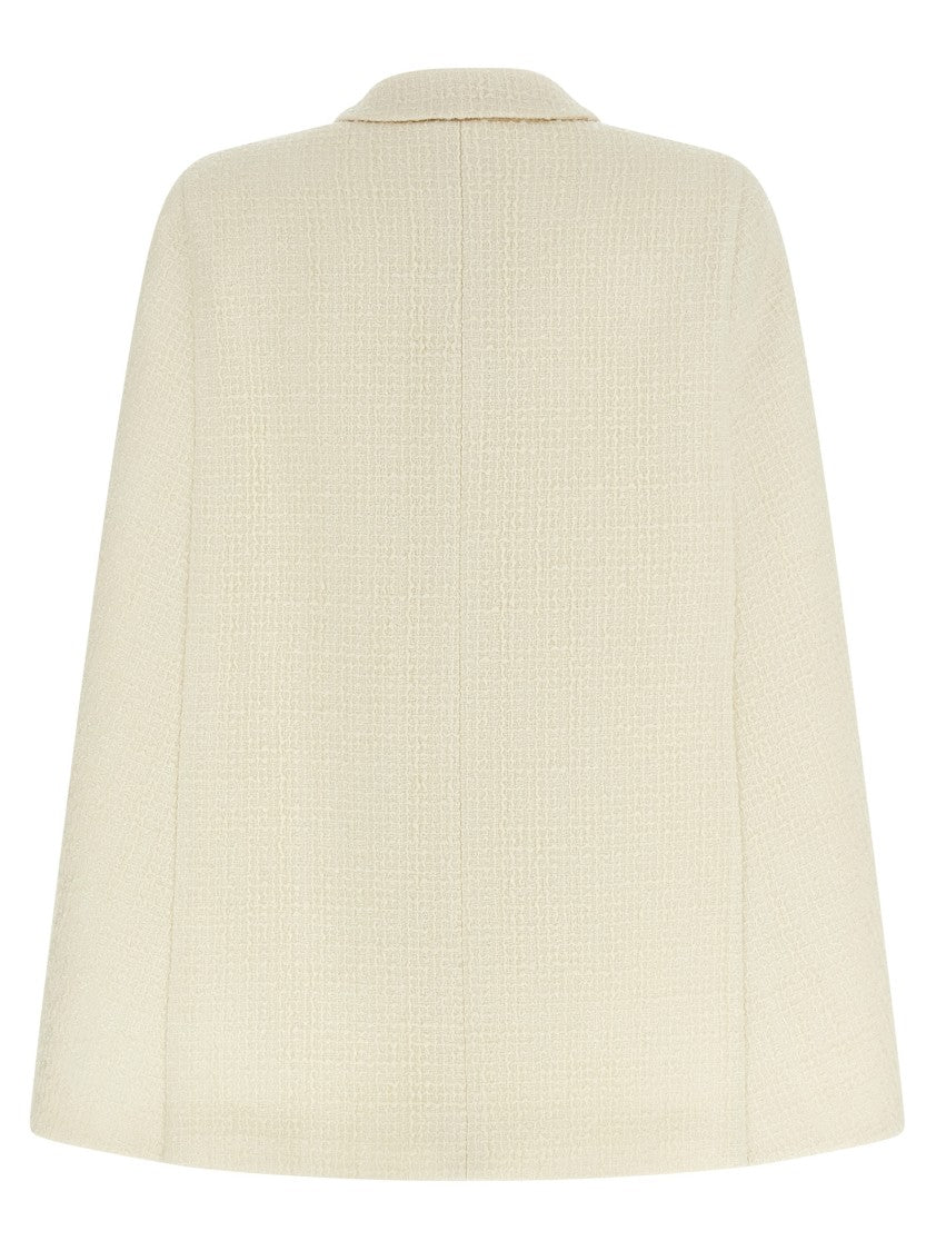 Federica Bonifaci Oversized Bouclé Wool Blazer