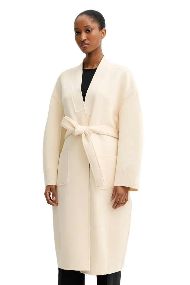 Max Mara Timeless Ivory Diletta Coat