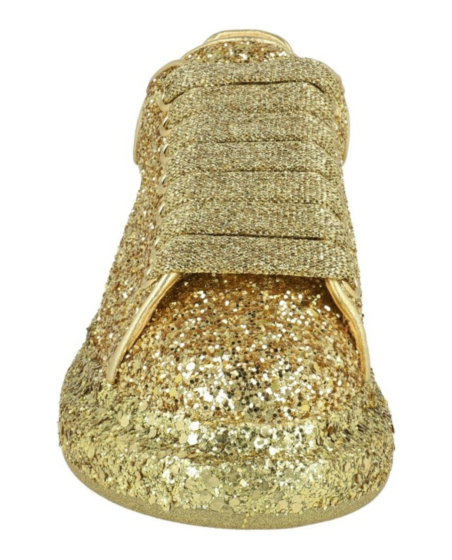 Alexander Mcqueen Oversized Glitter Sneakers
