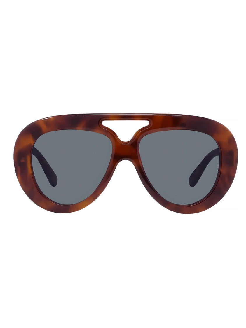 Loewe Red Lw40144u Oversized Tortoiseshell Sunglasses