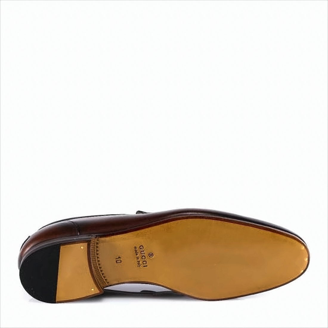Gucci Leather Loafers With Gold-Tone Horsebit Detail
