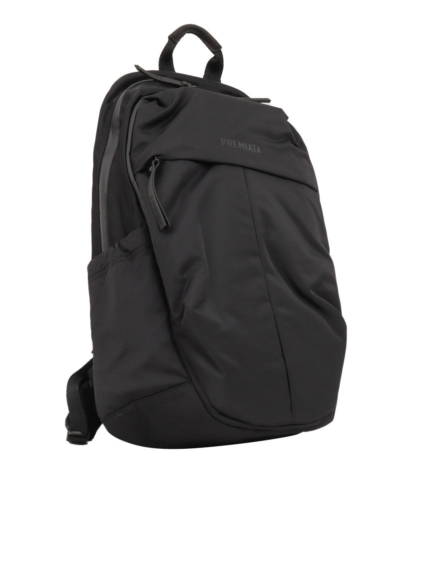 Premiata Minimalist Matte Finish Black Backpack