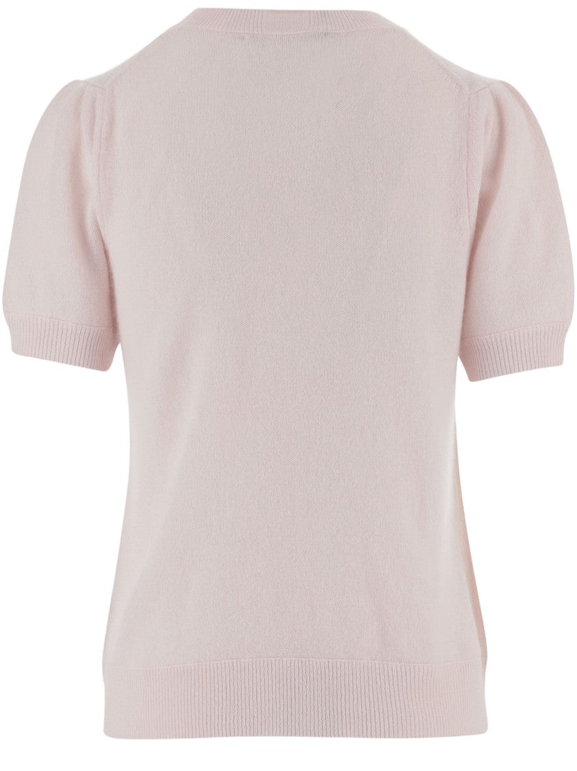 Allude Soft Cashmere Sweater With Round Neck