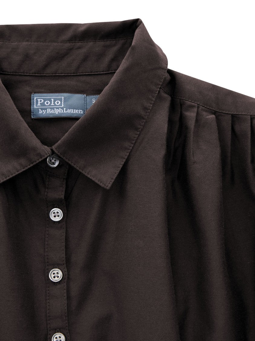 Polo Ralph Lauren Cotton And Silk Shirt With Ruffled Sleeves