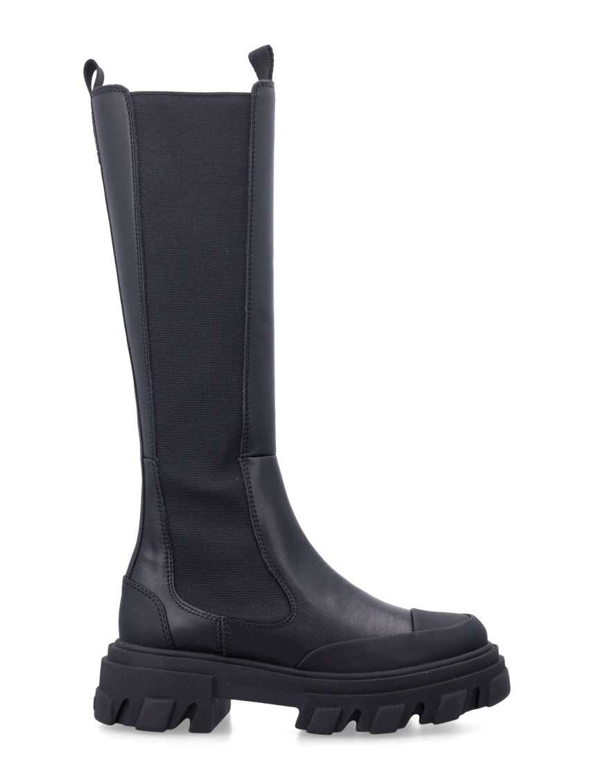 Ganni Cleated High Rubber Sole Boots