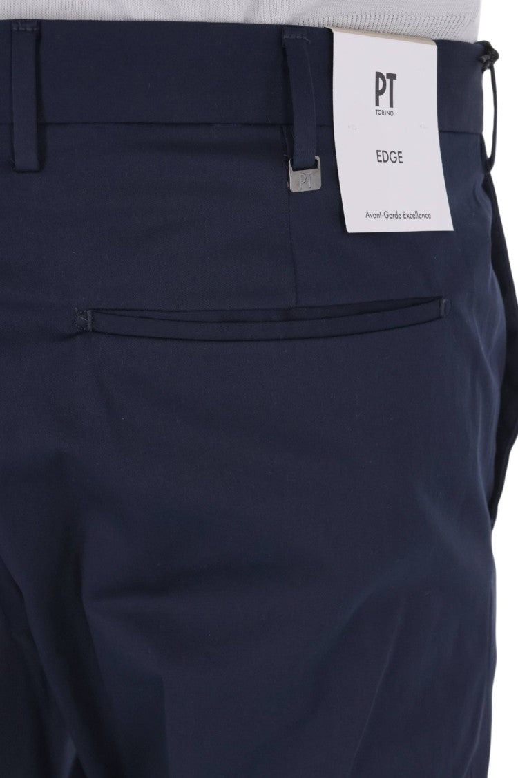 Pt Torino Luxury Sateen Dieci Fit Trousers