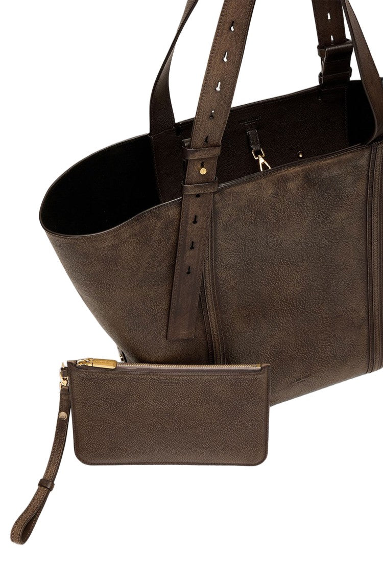Golden Goose Brown 24/7 North South Shopping Bag
