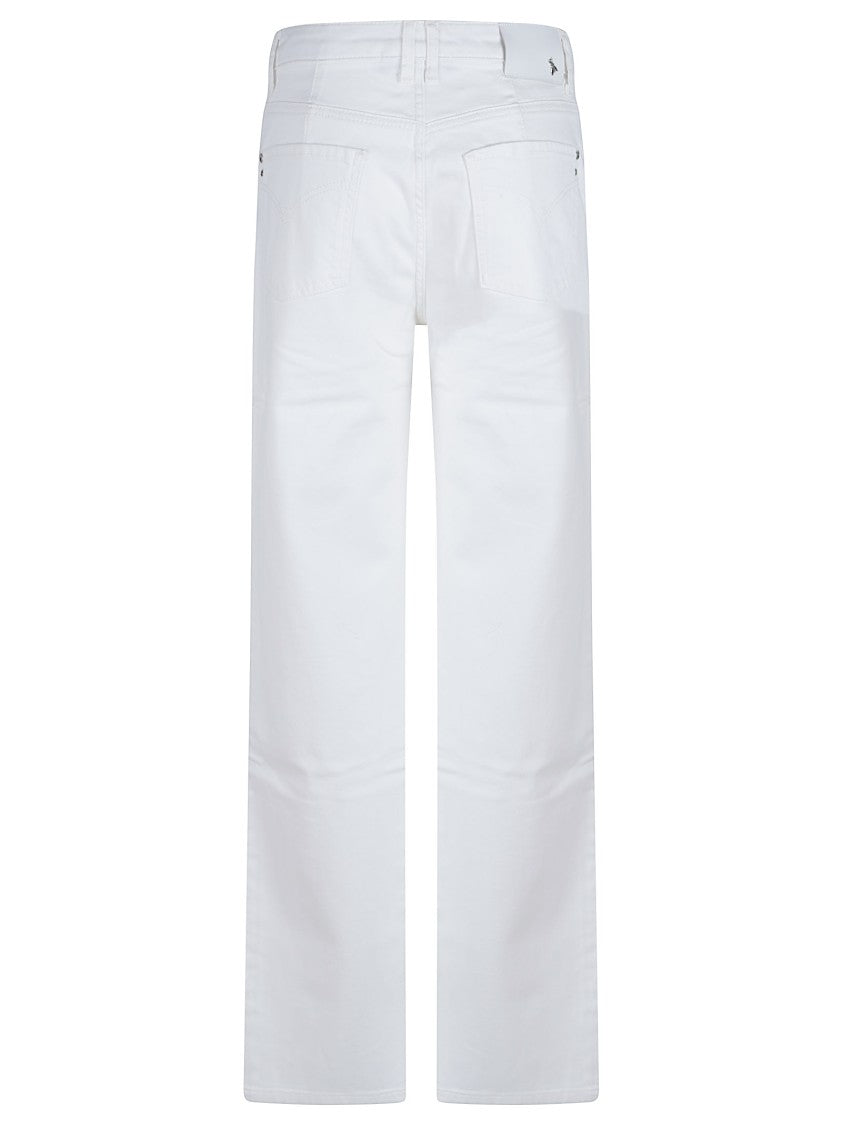 Patrizia Pepe Essential Straight Leg Cotton Jeans