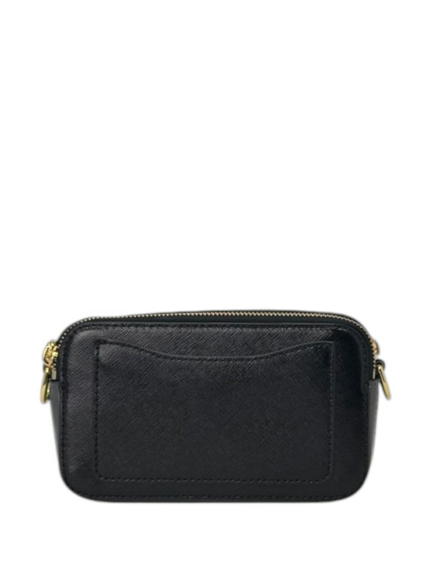 Marc Jacobs Black Compact Textured Leather Adjustable Bag