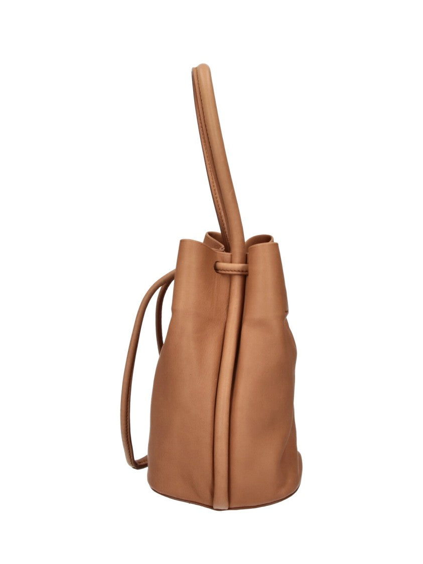 Uma Wang Brown Lambskin Leather Bucket Bag