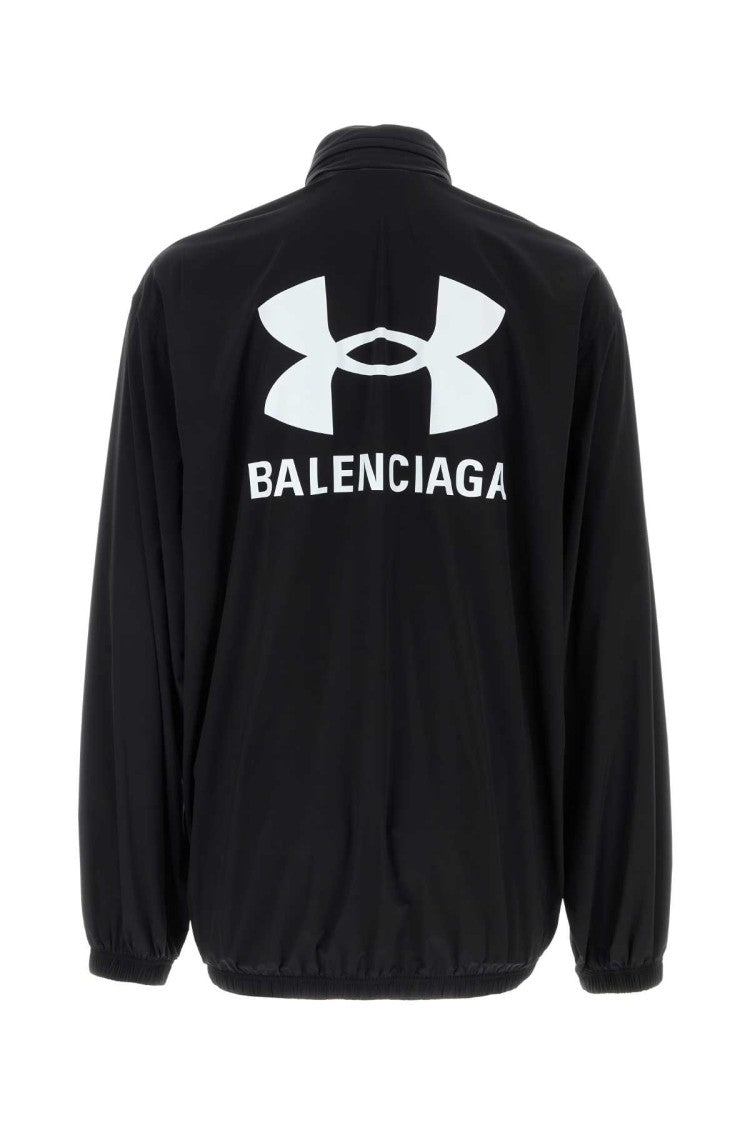 Balenciaga Black Stretch Nylon Jacket