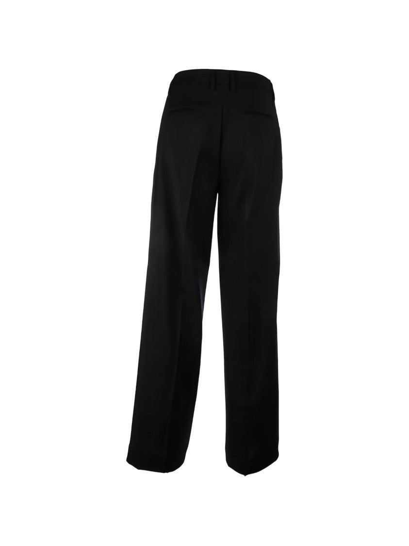Cruna Tailored Straight-Leg High Waist Minimalist Trousers