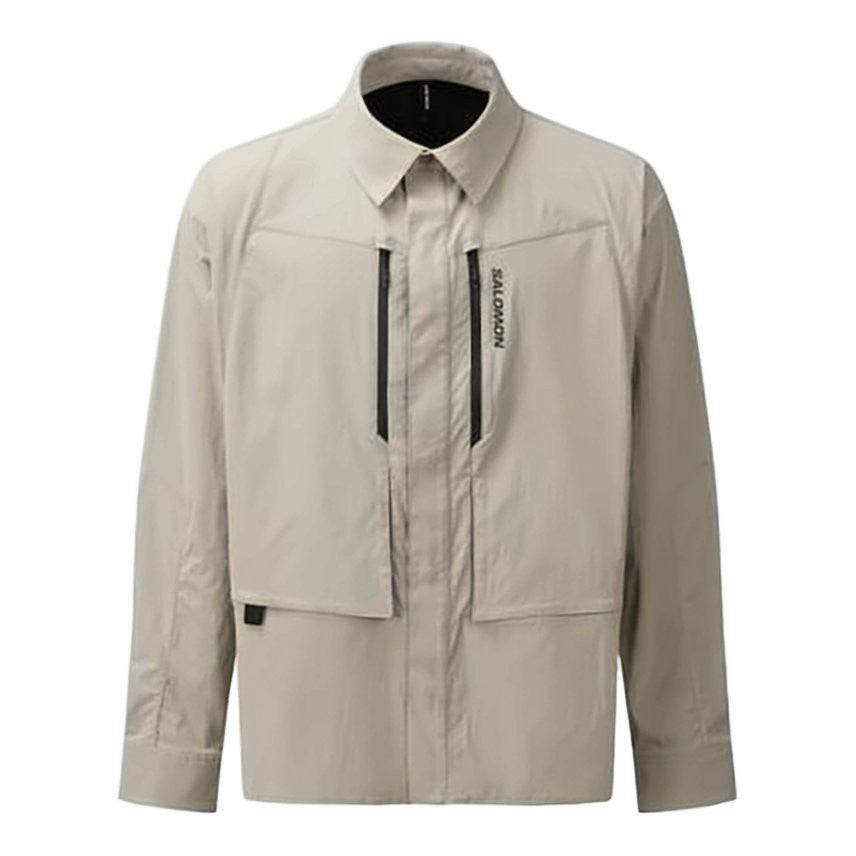 Salomon Light Beige Long-Sleeve Shirt