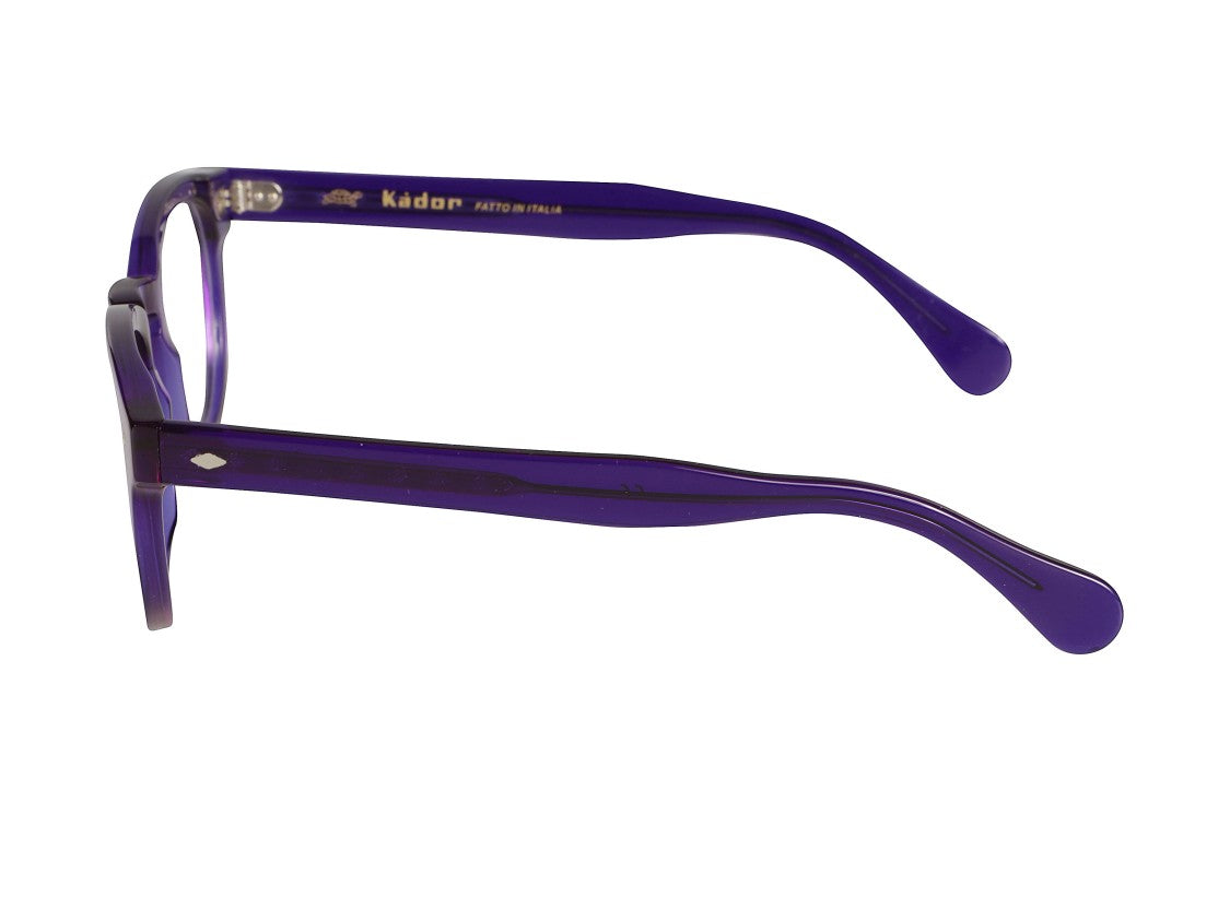 Kador Purple Jolly Cal 49 Round Plastic Eyeglasses