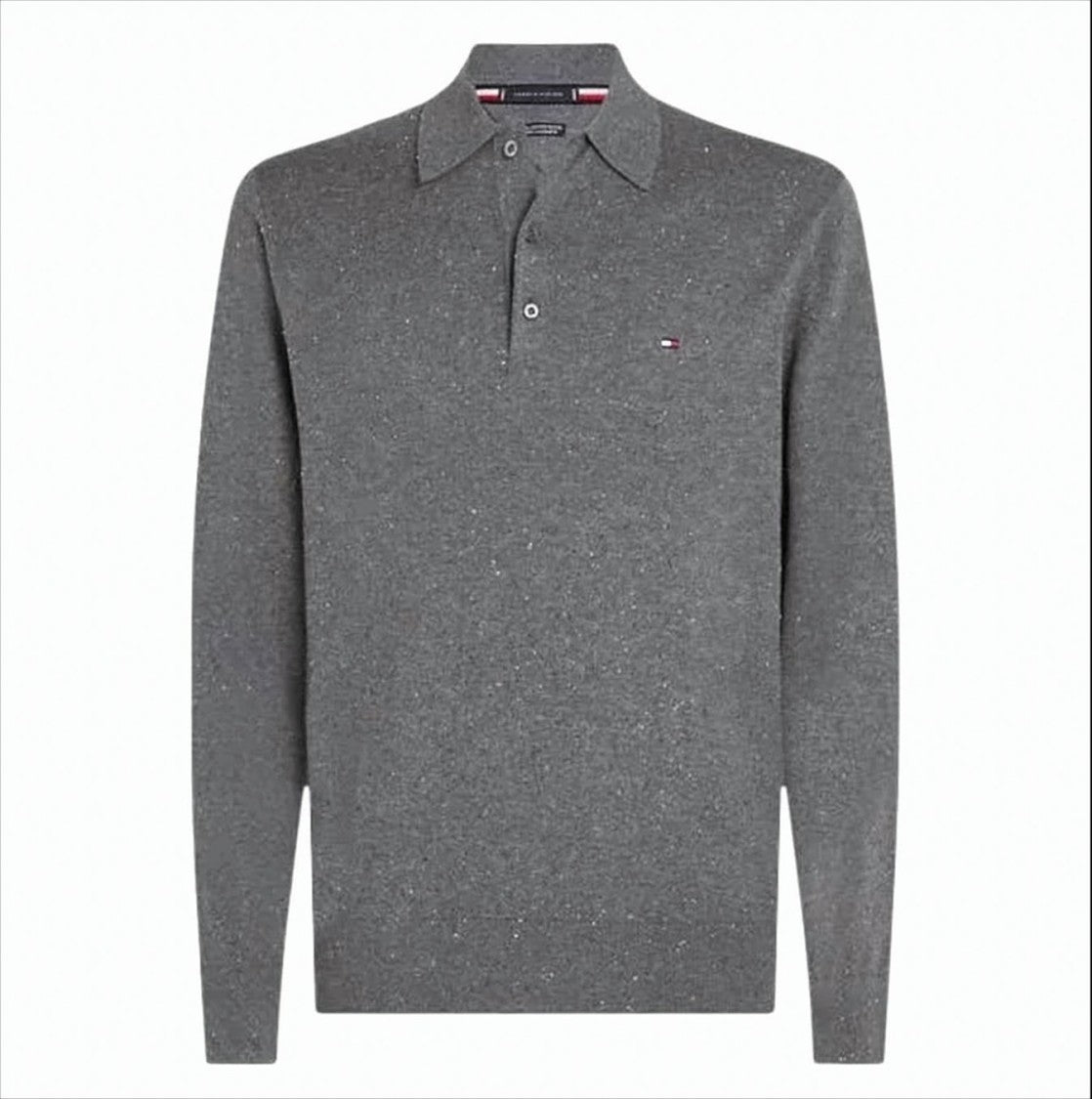 Tommy Hilfiger Pima Cotton And Cashmere Knitted Polo Sweater