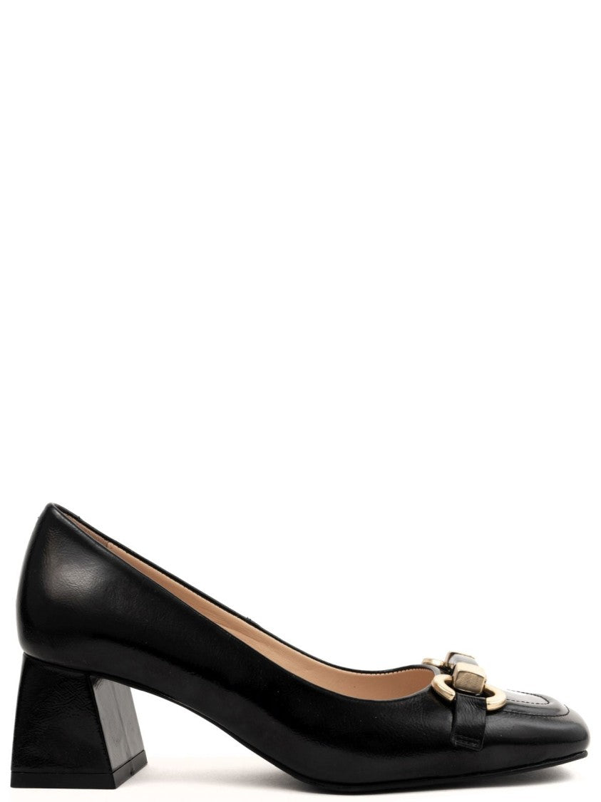 Sergio Moretti Classic Closed Pumps With Mid Block Heel